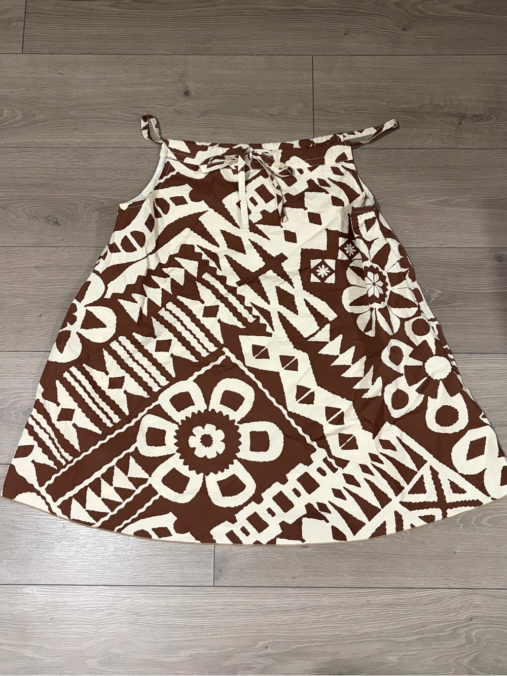 BDG Brown and Cream Mini Dress